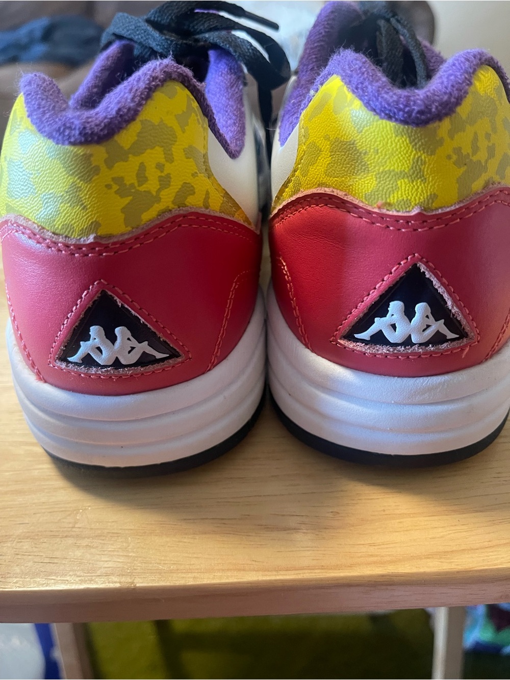 Kappa 222 Banda Garko 1 Sneaker Shoes Mens 9.5 Purple/red/black - Picture 3 of 8